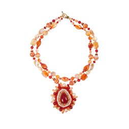 Колье "Огненная звезда"