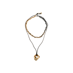 Комплект колье (2 шт.) «Gold fusion»