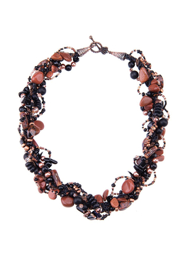 Колье «Бронзовая ночь»