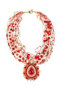 Колье "Огненная звезда"