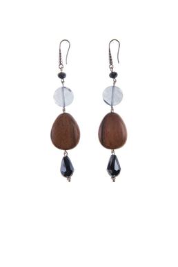 Серьги "Зимняя акварель"