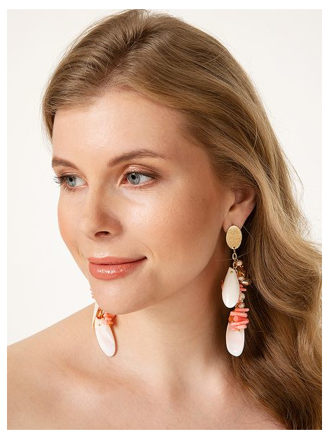 Серьги «Коралловая сказка»