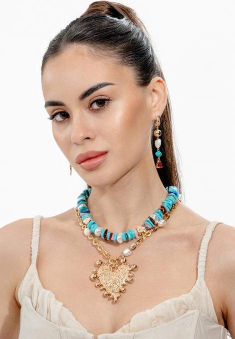 Комплект колье (2 шт.) «Океан Любви»