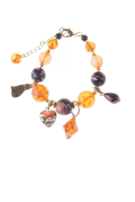 Браслет «Янтарный сад Ночи»