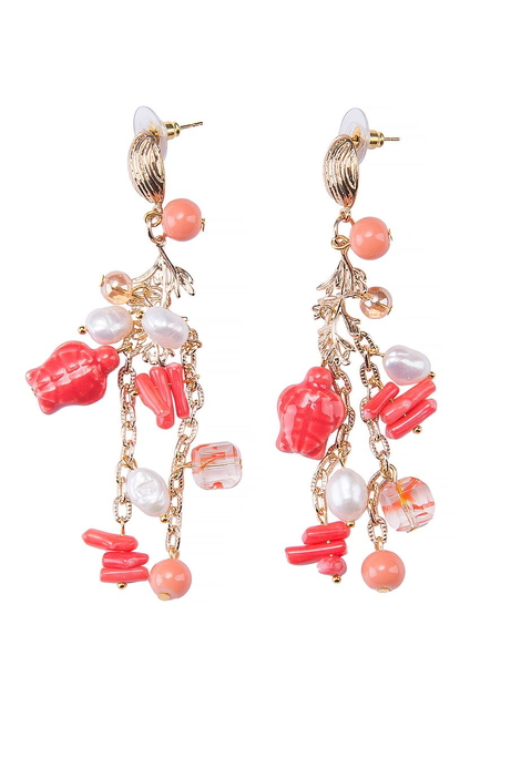 Серьги «Коралловая Лагуна»