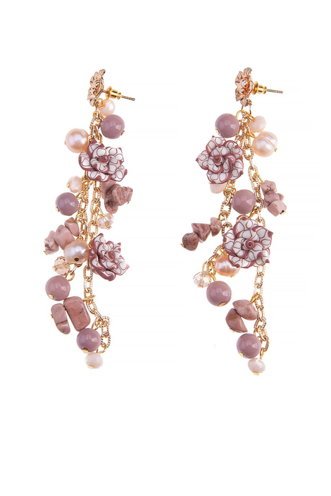 Серьги «Ванильная роза»