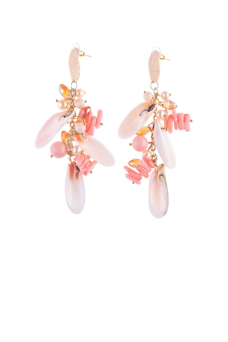 Серьги «Коралловая сказка»