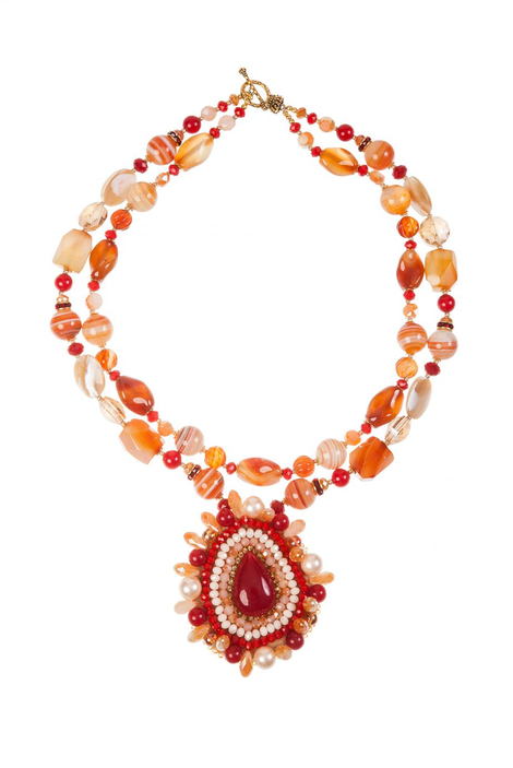 Колье "Огненная звезда"