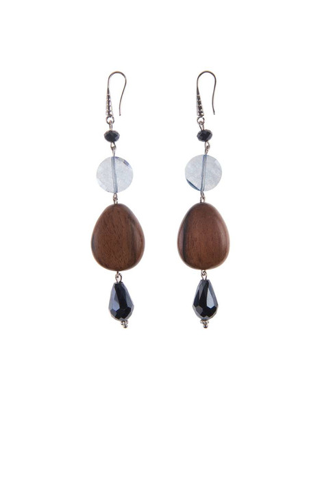 Серьги "Зимняя акварель"